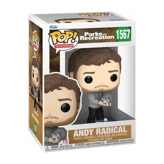 Фигурка Funko POP! TV Parks and Recreation 15th Andy Radical (1567) 80171 — упаковка