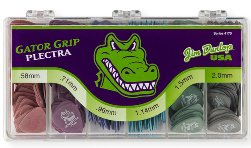 Dunlop 4170 Gator Grip Standard Display короб с медиатор, 058,071,096,114-72шт,150,200-36шт, 360 шт