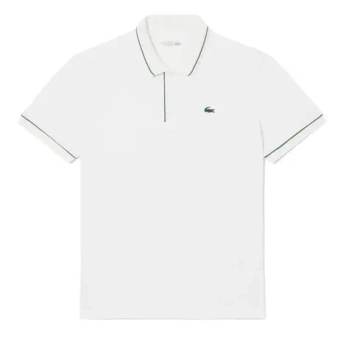 Мужское теннисное поло Lacoste Heat Regulating Mini Piqué Golf - white