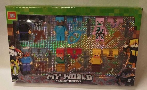 Minecraft minifigures ( my world 25004B )