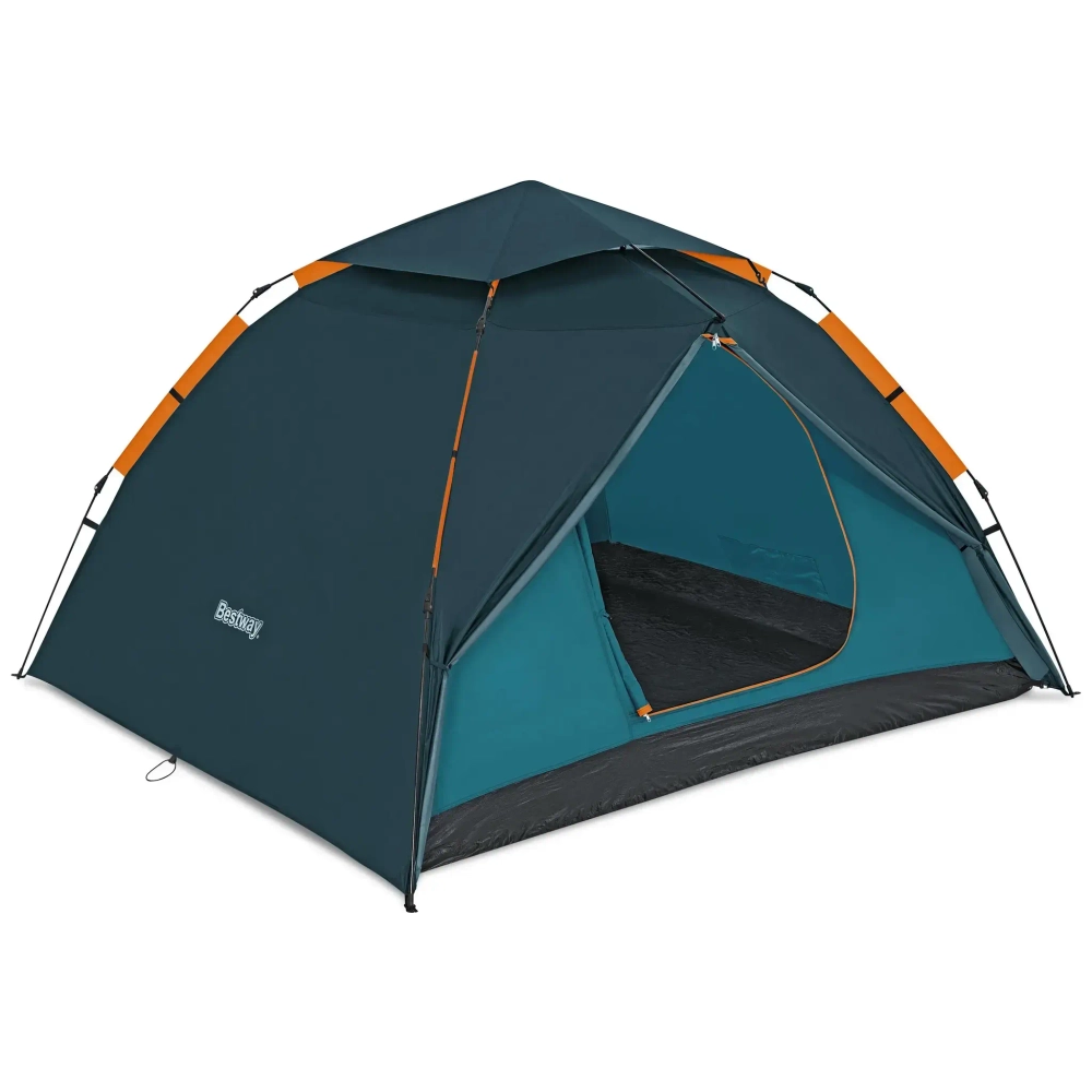 Палатка туристическая 4-местная 2-слойная Alpine Dome 4, размер (70+210+70)*240*138 см Bestway (68142)