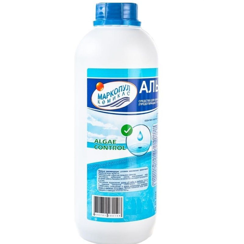 АЛЬГИТИНН (непенящийся), флакон 1л,средство против водорослей