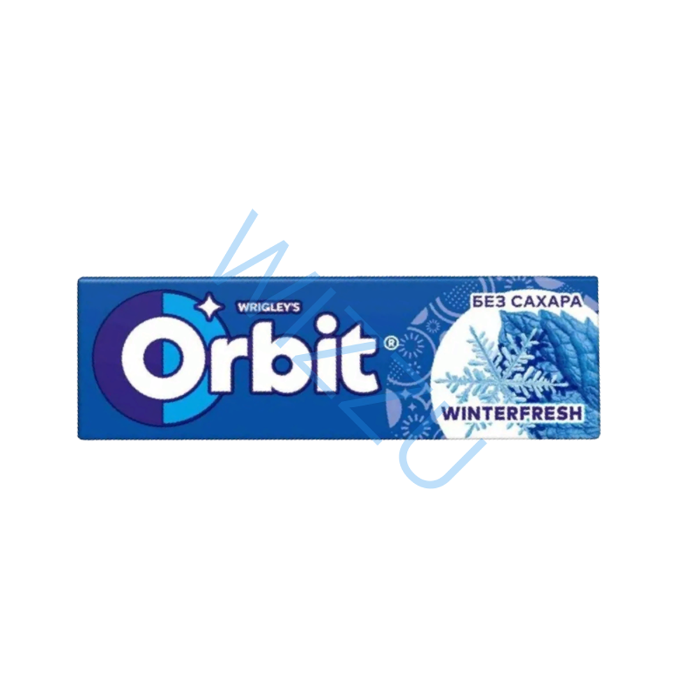 Жевательная резинка Орбит Винтефреш, 13.6 г