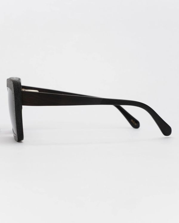 Очки солнцезащитные Protection 7 black wood / dark grey - фото 8