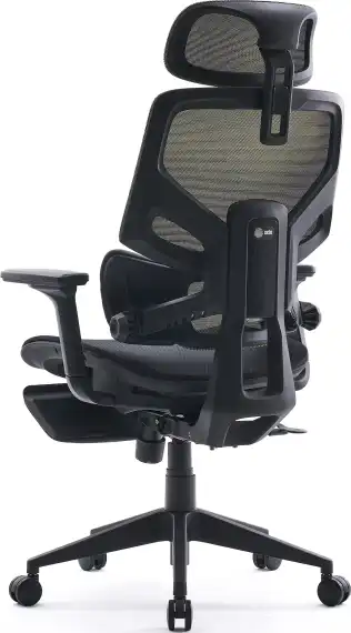 Кресло Cactus CS-CHR-MC01 салатовый сиденье черный сетка/ткань с подголов. крестов. пластик подст.для ног