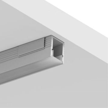 Накладной алюминиевый профиль 2 м для светодиодной ленты A070905S серебристый Surface Arte Lamp