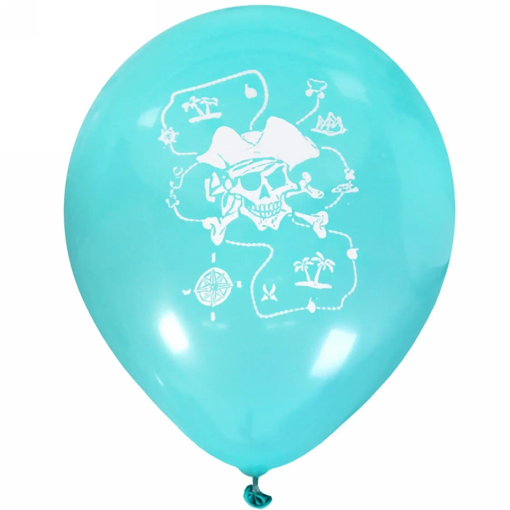 Воздушные шары 5 шт, 10»/25см «Пират», (микс)