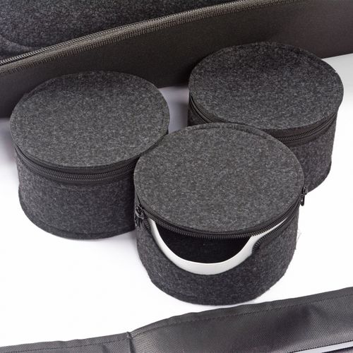 Чехол жесткий 3500 spinning, cardura черный/black (серый логотип), ХСН