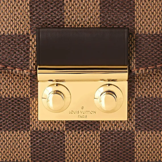 Сумка Louis Vuitton Croisette канва Damier Azur коричневый