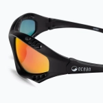 Спортивные очки OCEAN Australia Matt Black / Revo Orange Polarized lenses