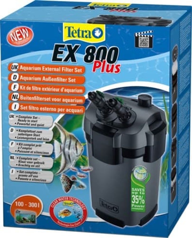 Tetra EX 800 Plus внешний фильтр для аквариумов 100-300 л Tetra EX 800 Plus внешний фильтр для аквариумов 100-300 л