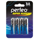 Элемент питания Perfeo LR6 BL/4