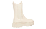 DIOR Trial Cow Leather Chelsea Boots Women"s White