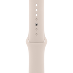 Умные часы Apple Watch Series 8 GPS, 45mm, Aluminium Case with Sport Band, Starlight (Сияющая звезда)