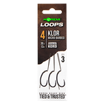 KORDA Поводок готовый Loop Rigs Klor №4 30lb с крючком и волосом