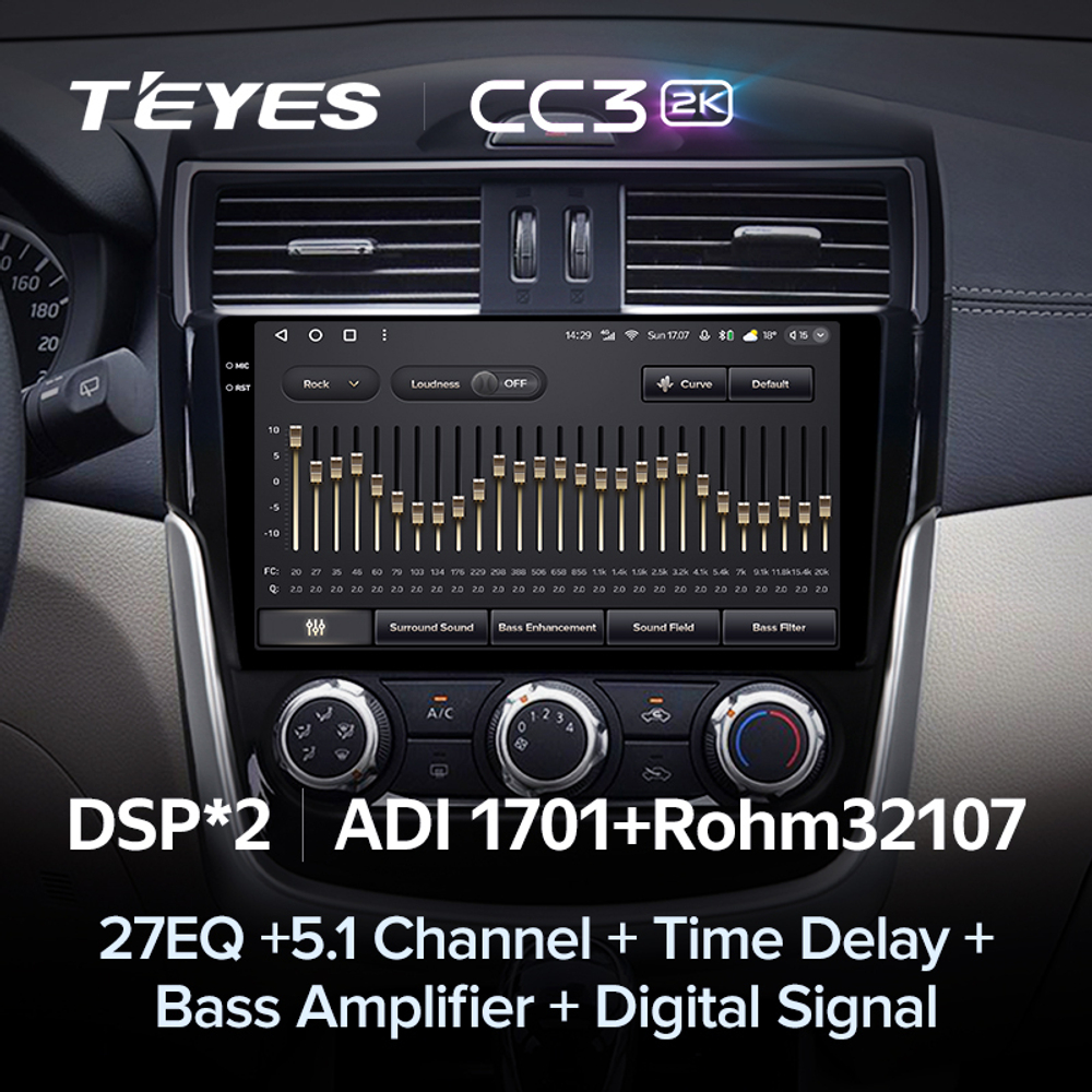 Teyes CC3 2K 9"для Nissan Serena 2016-2018