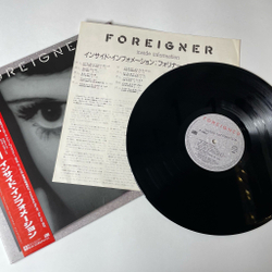 Винтажная виниловая пластинка LP Foreigner Inside Information (Japan 1988) (Obi) The Beat Of My Heart