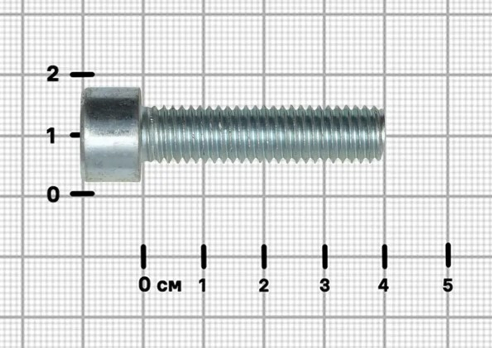 Винт М10 x 30  оцинкованный