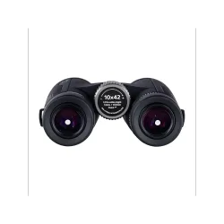 Бинокль TRD OWL 10x42, передний вид, черный корпус