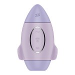 Стимулятор клитора с воздушной стимуляцией и вибрацией Satisfyer Mission Control (лиловый)