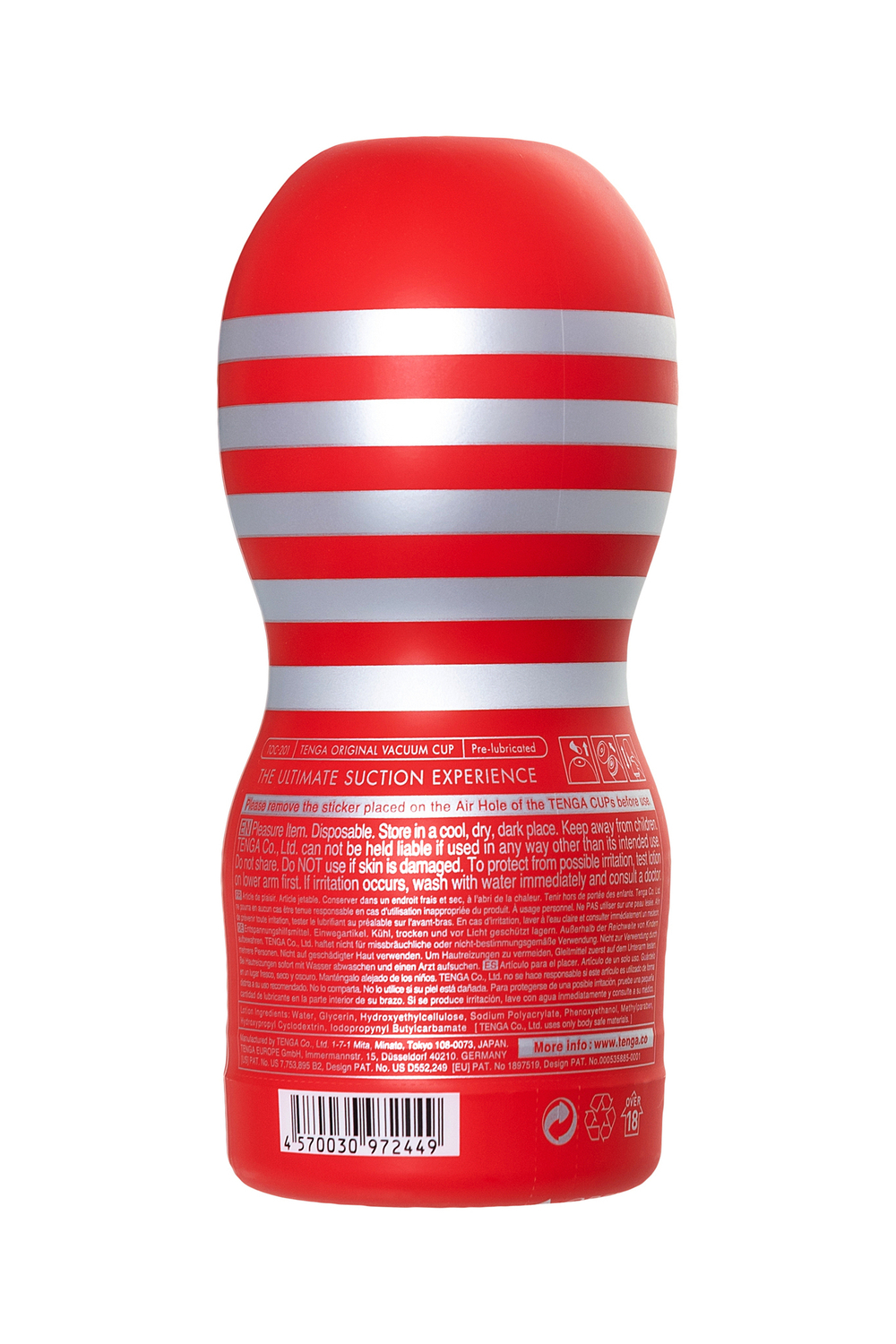 Мастурбатор Tenga Original Vaccum Cup Глубокий Ротик красный