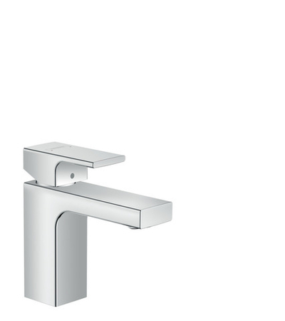 Смеситель для раковины Hansgrohe Vernis Shape однорычажный, 100 со сливным матовый чёрный 71561670