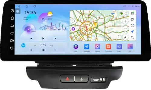Магнитола для KIA Ceed 3 2018-2020 - FarCar S500-TS18 монитор 12.3" 2K QLED на Android 14, Быстрая, CarPlay, 4G SIM-слот
