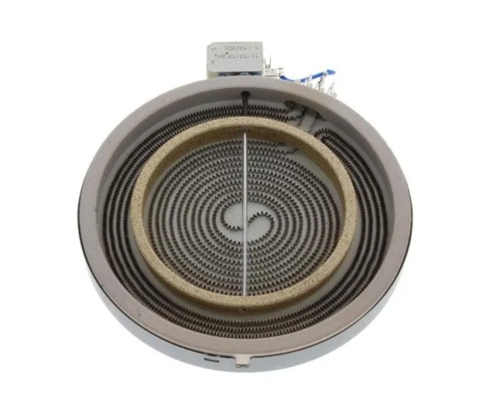 Конфорка для стеклокерамической плиты Whirlpool 2х зонная 230/155mm, 2200W/1000W