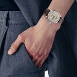 ZEPPELIN Automatic Mechanical Movement Men"s Watches Watch White Dial