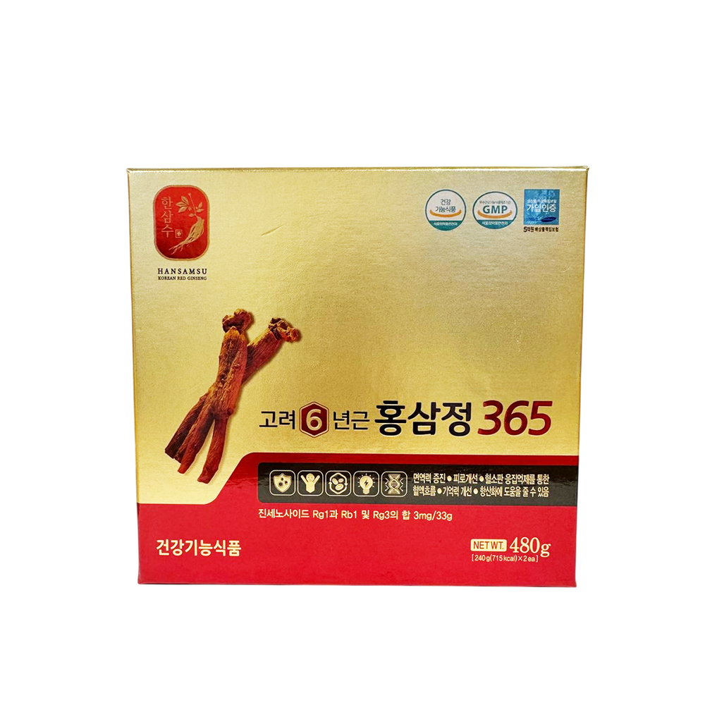 Hansamsu, Red Ginseng Extract 356, 480 g | Qizil koreys jenshen, 6 yillik, 480 g