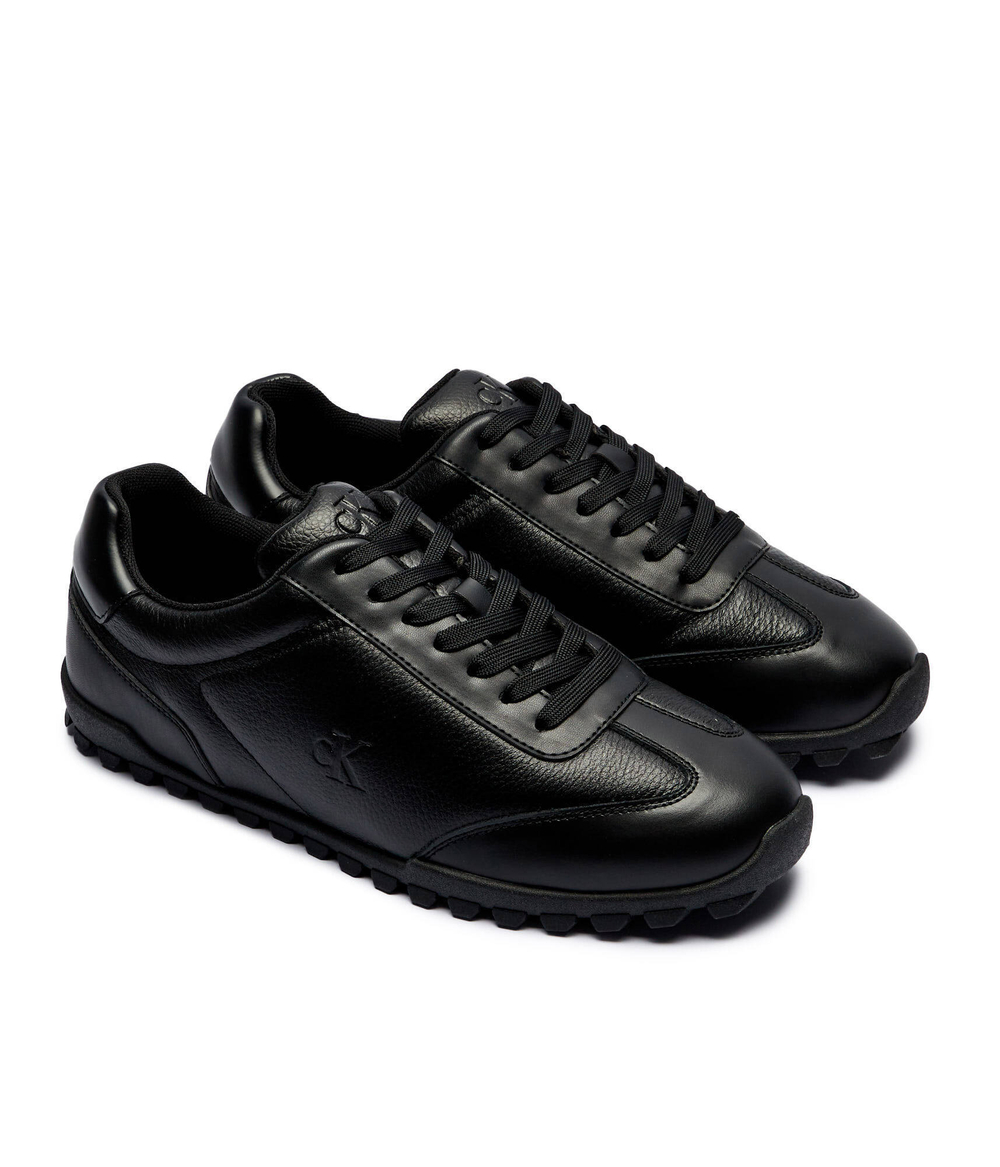 Кожаные кроссовки RUNNER Calvin Klein Jeans - черный(YM0YM01191)