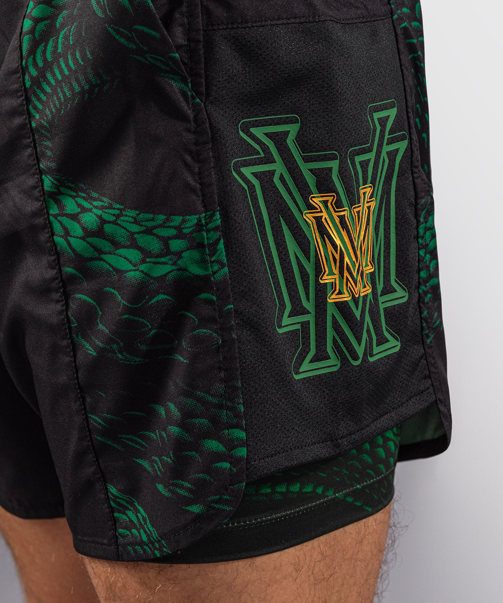 Шорты спортивные Venum Matupa Black/Green/Gold