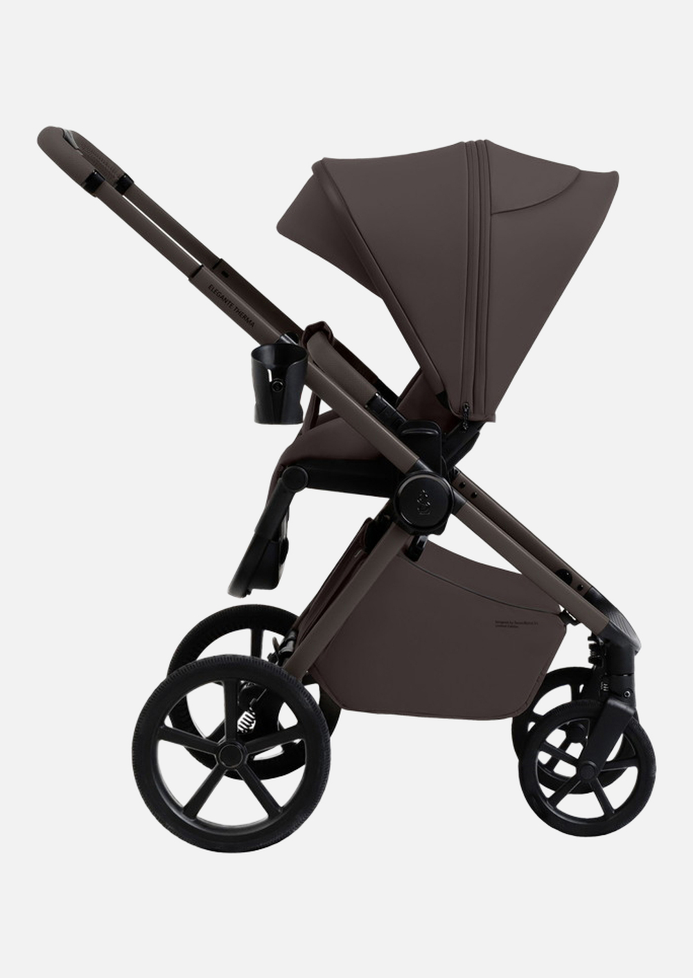 Sweet Baby Коляска 2 в 1 SBL Elegante Therma Chocolate Brown