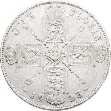 2 шиллинга (флорин) 1923 Великобритания