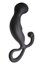 Черный массажер простаты Fantasstic Prostate Stimulator - 13,5 см. (Цвет: черный)