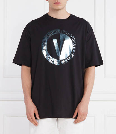 Футболка Versace Jeans Couture - черный(75GAHF05CJ03F)
