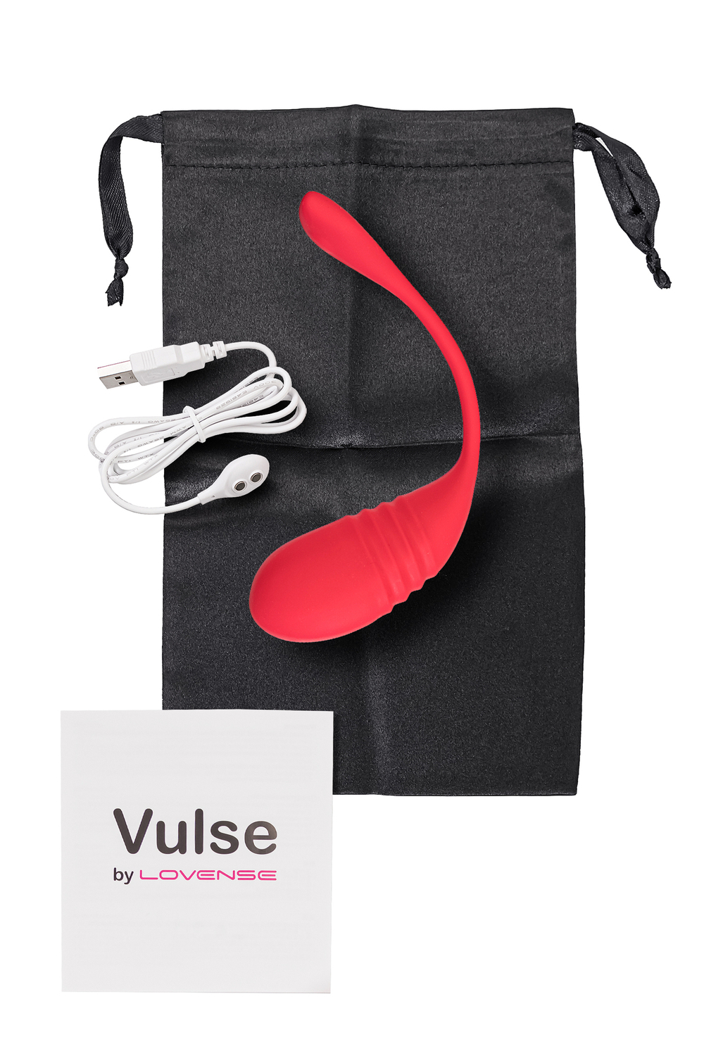 Виброяйцо Lovense Vulse красное 20,3 см