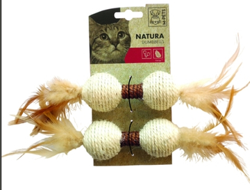 Игрушка для кошек NATURA гантели MPets