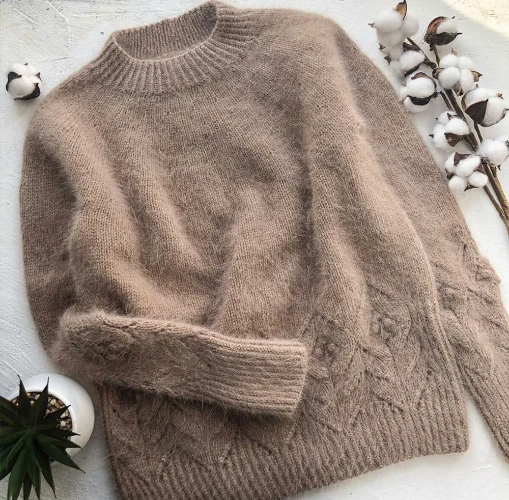 Пряжа Mink Wool (пух норки с синей этикеткой), 50г, 350м, 90%пух норки,10%полиамид (цена за 1 шт)