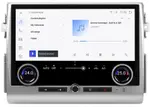 Магнитола для + климат для Toyota FJ Cruiser 2005-2022 - Kuberg ZF-3031, экран 13.3" на Android 13, Быстрая, CarPlay, SIM-слот