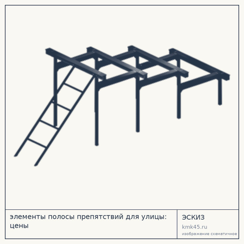 Элементы полосы препятствий уличные — от 111 000 ₽