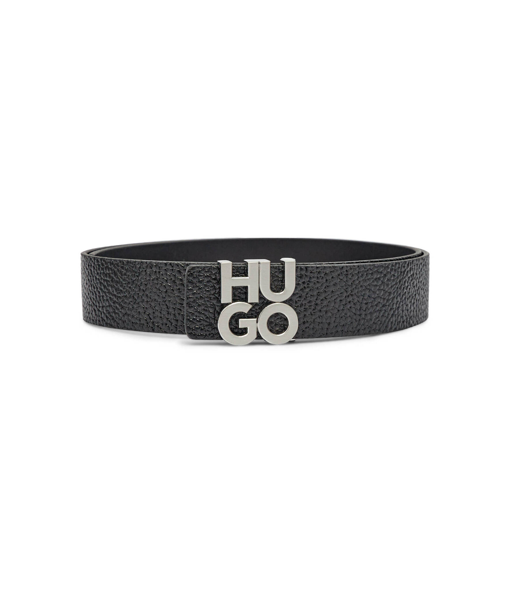 Кожаный ремень HUGO - черный(50516525)