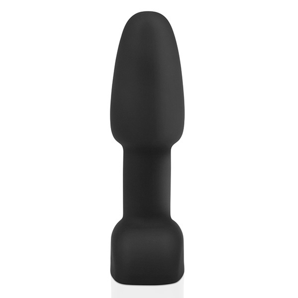 Черная анальная премиум-пробка с римминг эффектом b-Vibe Rimming Petite BV-006-BLK