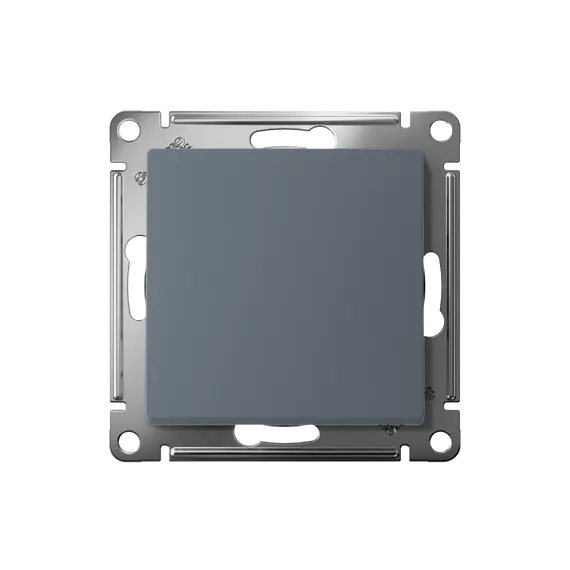 Переключатель проходной одноклавишный Systeme Electric AtlasDesign Грифель, самозажимные клеммы ATN000761S