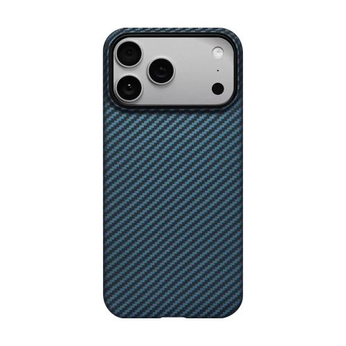 Чехол PITAKA Ultra-Slim Case для Apple iPhone 17 Pro (PitaTap) MagSafe, Black/Blue