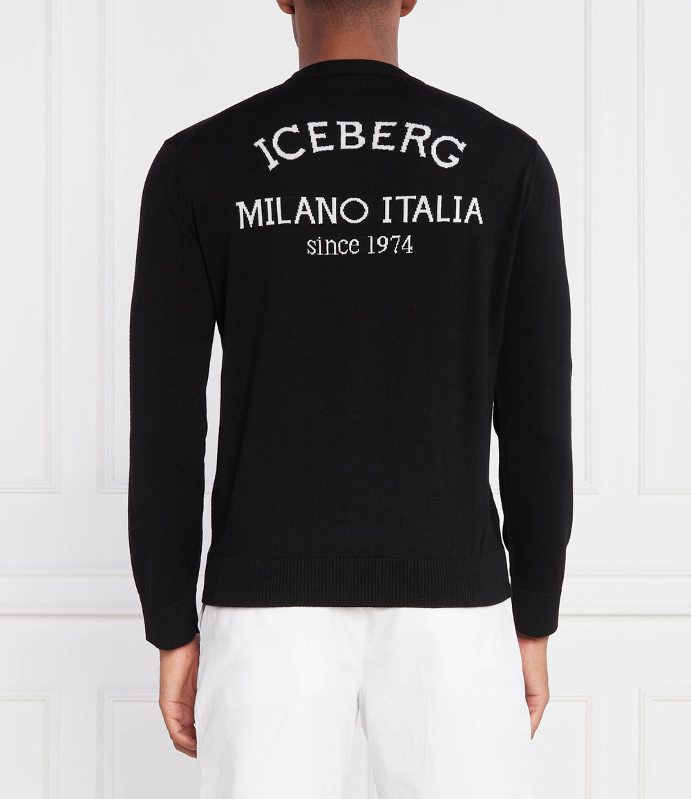 Хлопковый свитер Iceberg - черный(235 I1P A004 9002)