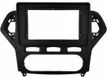 Магнитола для Ford Mondeo 4 2007-2010 (рамка чёрная) - Teyes LUX ONE ROUND монитор 12.3" 2K QLED на Android 10, Быстрая, CarPlay, 4G SIM-слот