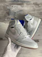Кроссовки Air Jordan 1 Retro High Zoom White Racer Blue