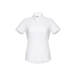 THC LONDON WOMEN WH. Женская рубашка oxford с короткими рукавами. Белый цвет