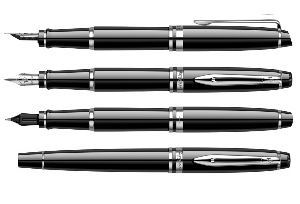 Подарочный набор Waterman Expert с перьевой ручкой и чехлом Black CT перо M